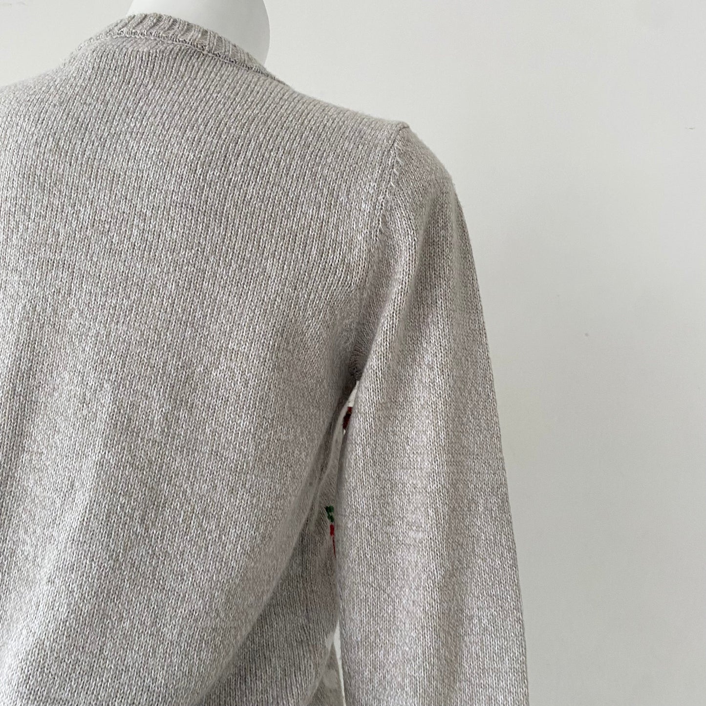 3D Christmas kitten oversized sweater