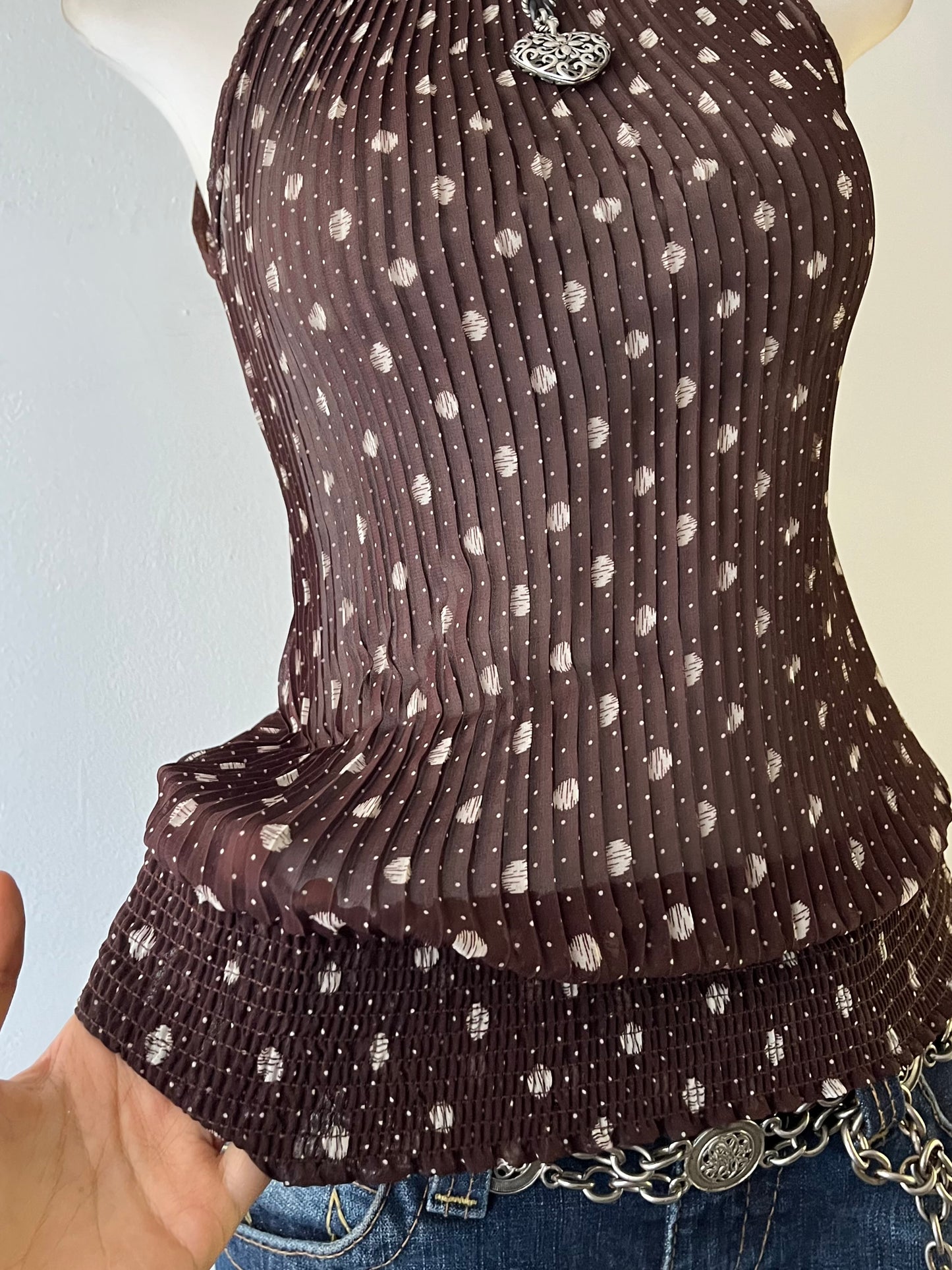 Polka dots top