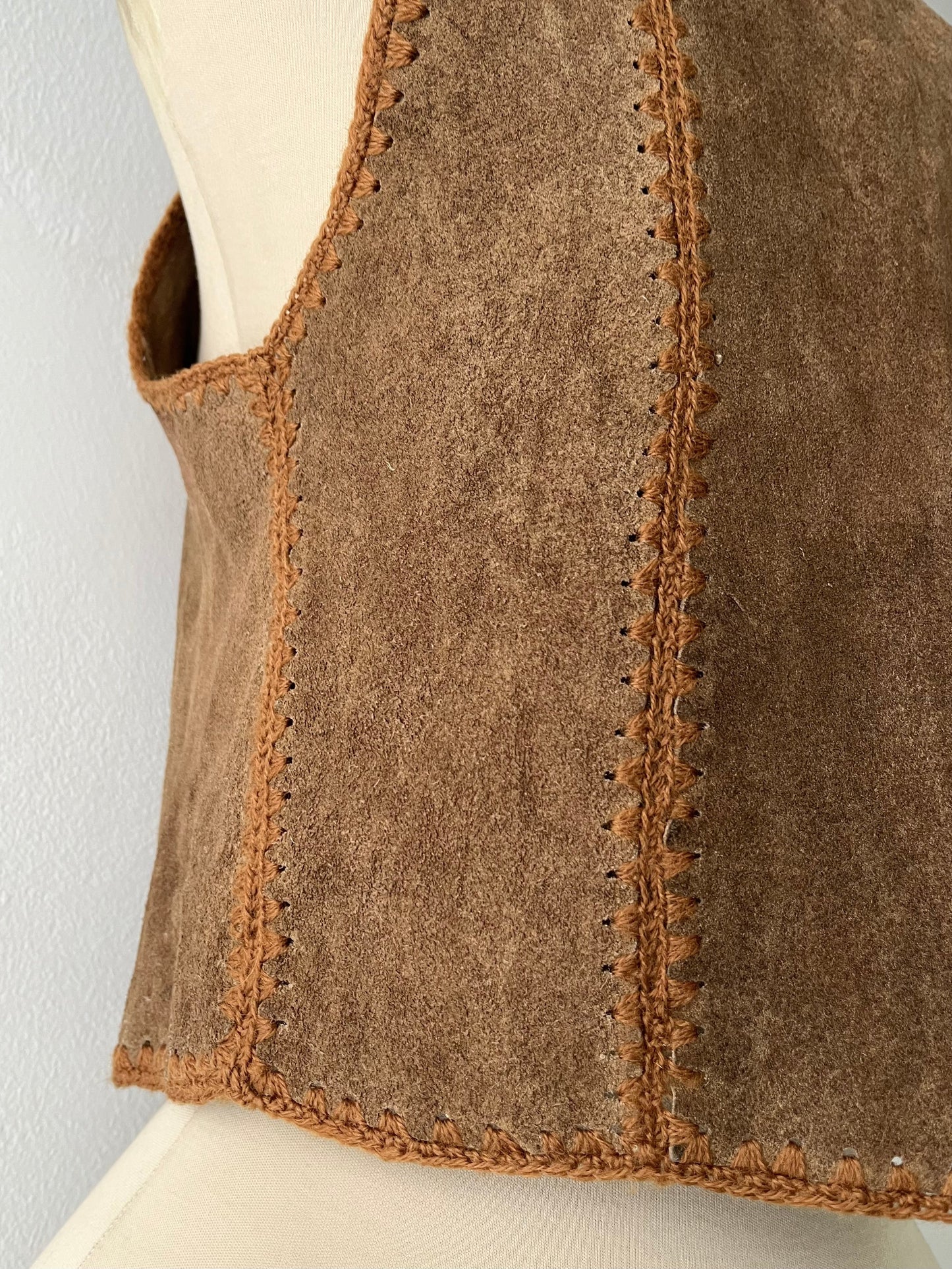 Vintage leather vest