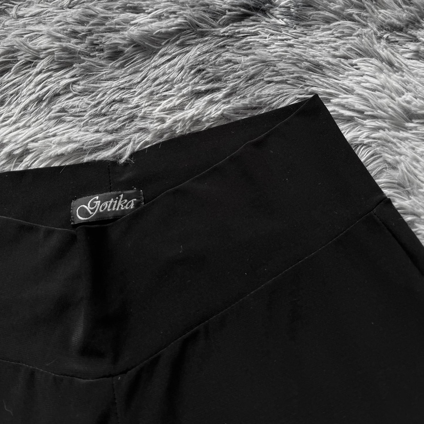 Black flared pants-size S