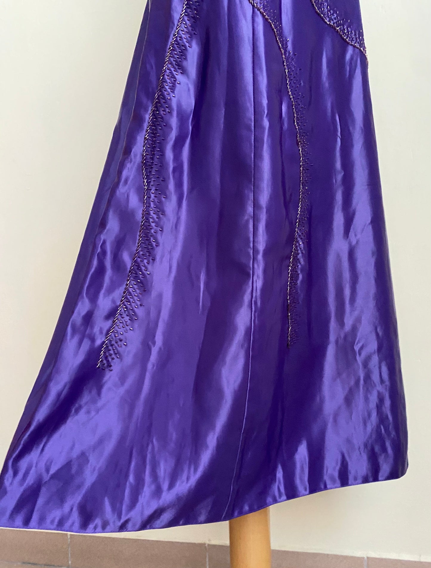 Purple corset dress