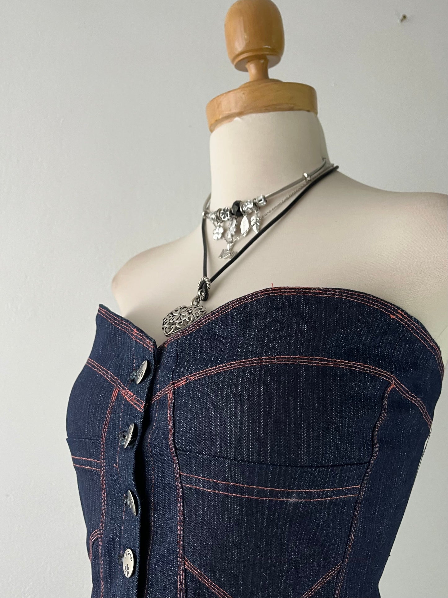 Corset top jean