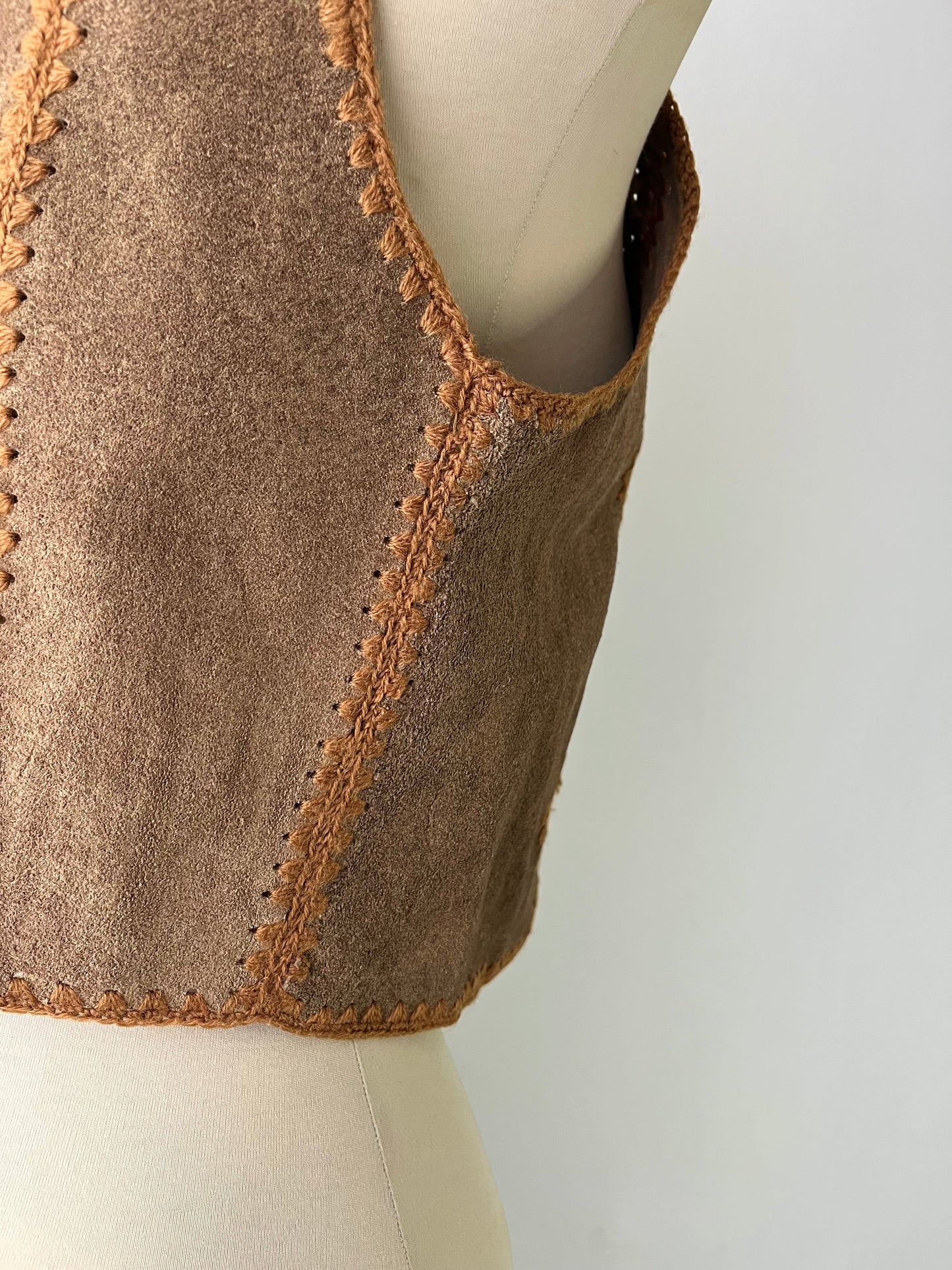 Vintage leather vest