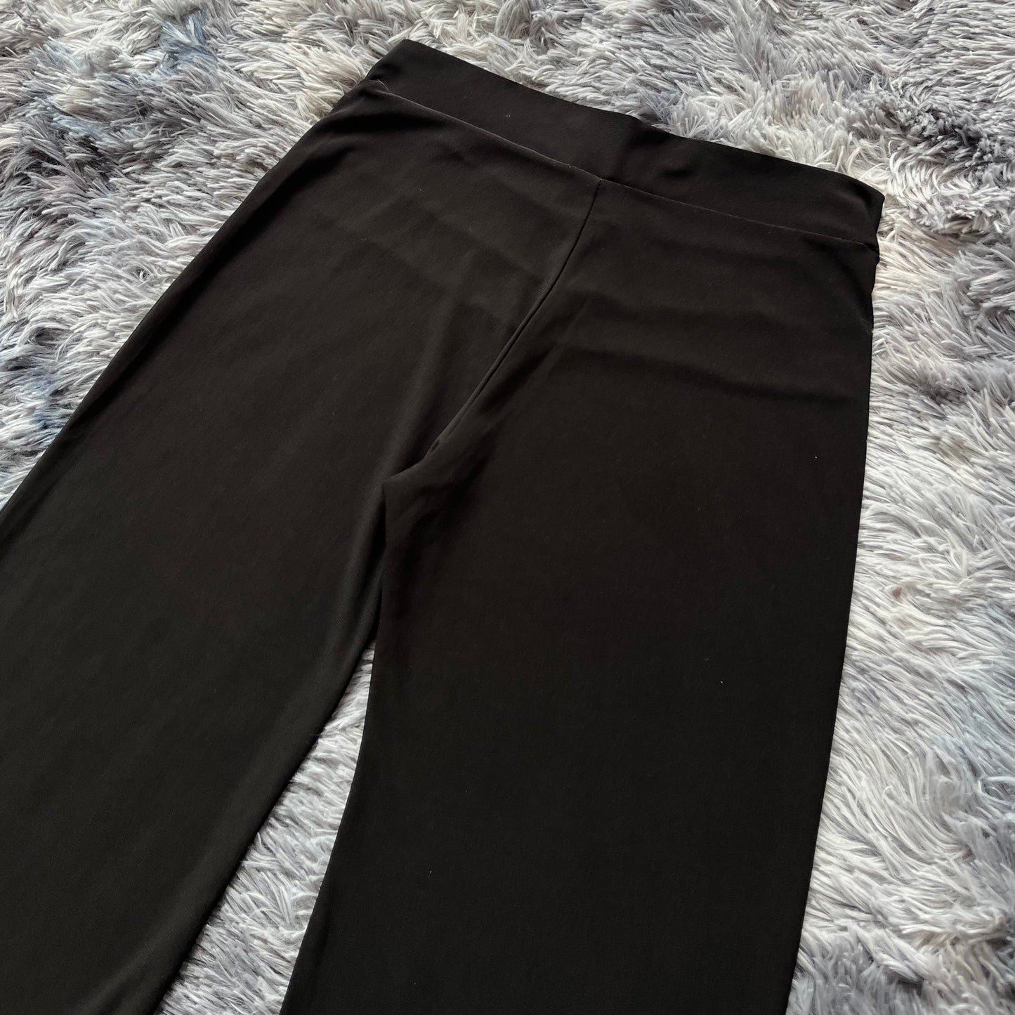 Flare black pants-size S