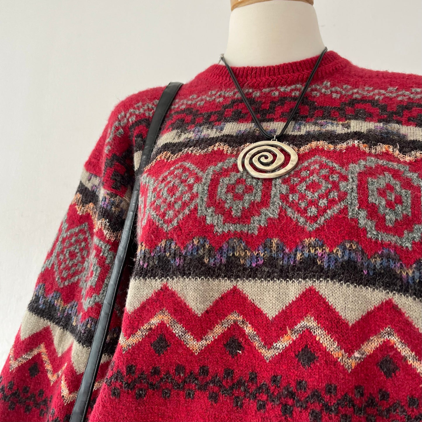 Oversized wool sweater