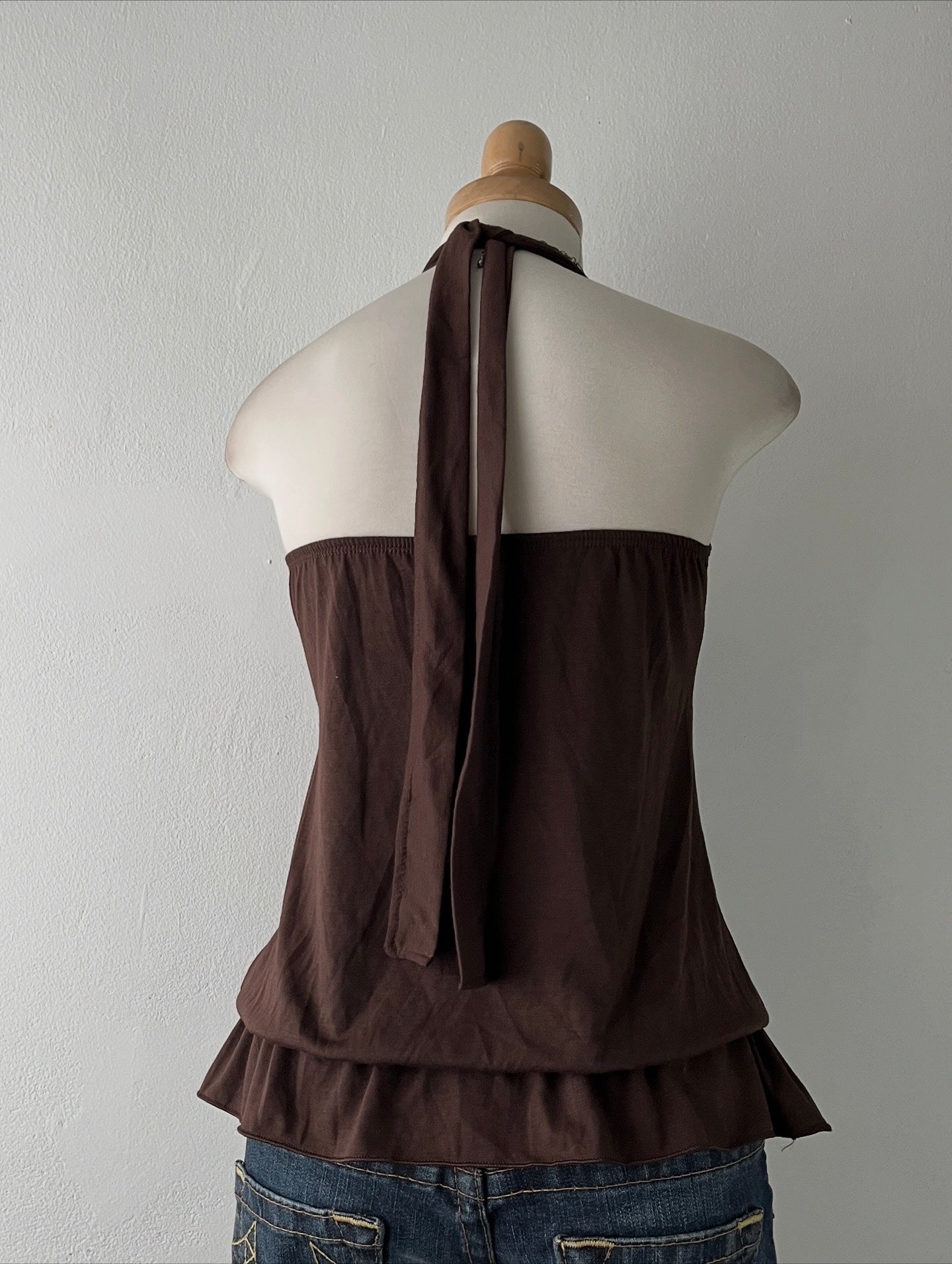 Y2k iconic brown top