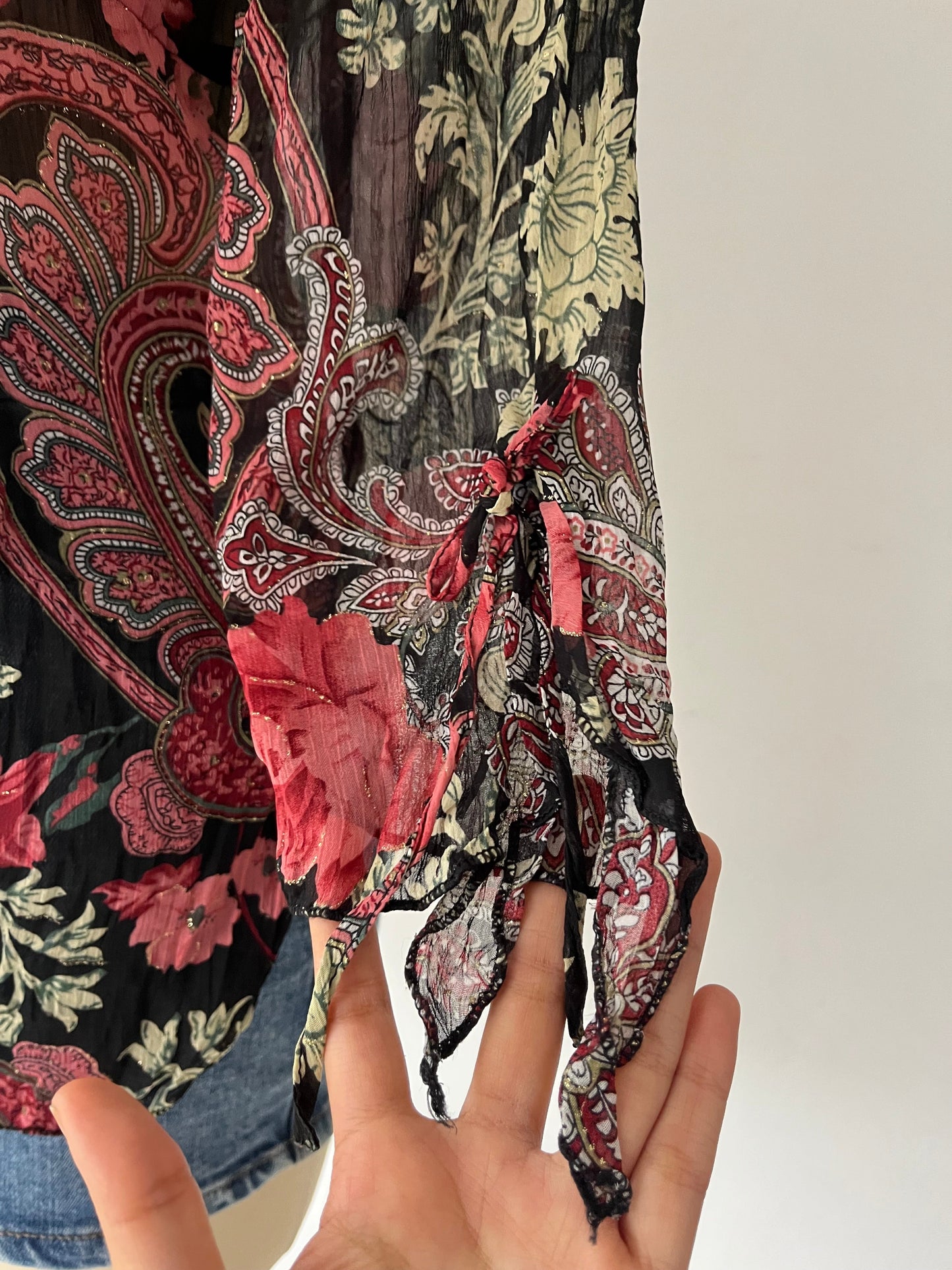 Boho chic blouse