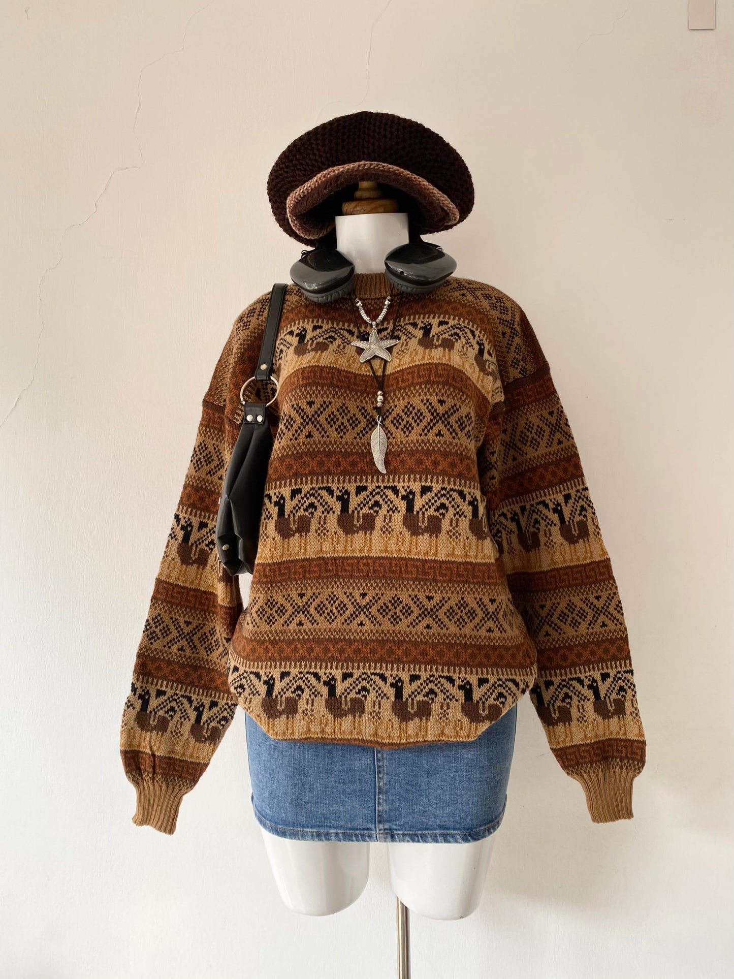 Oversized wool sweater