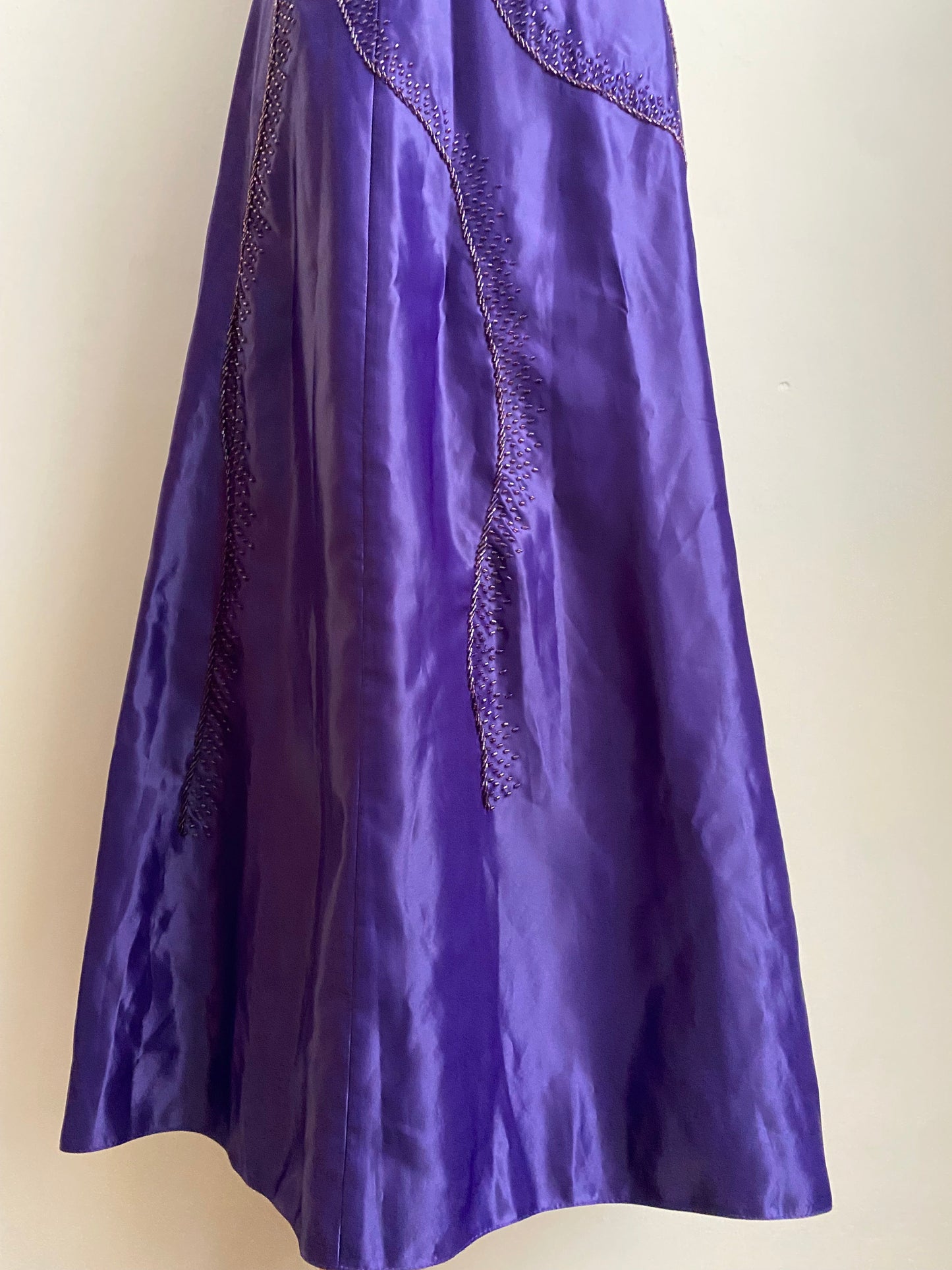 Purple corset dress