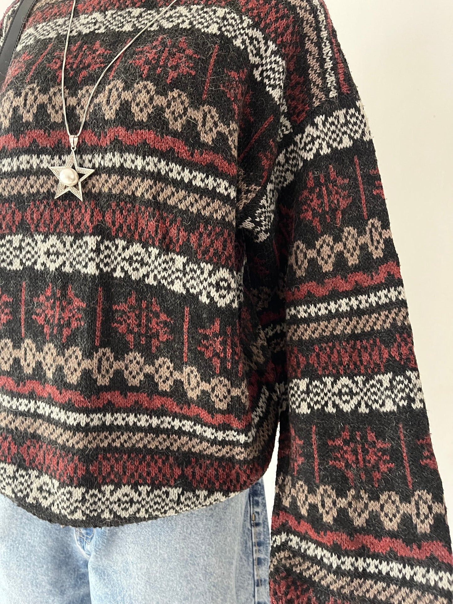 Oversized wool sweater