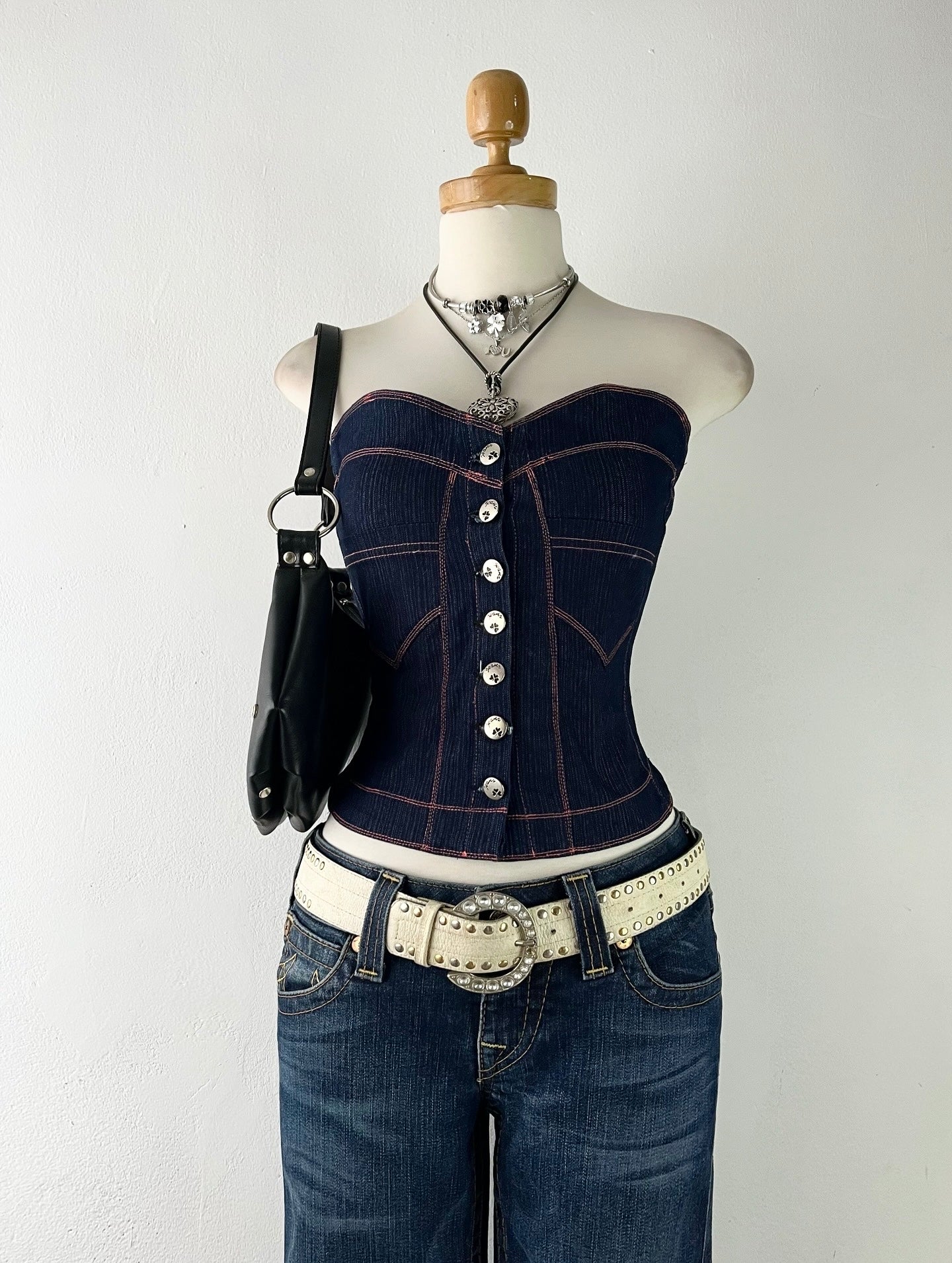 Corset top jean