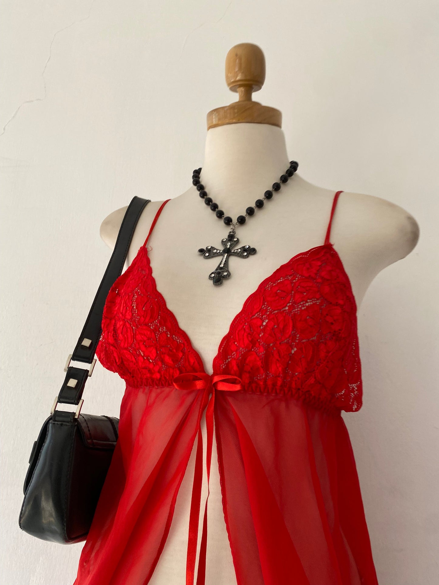 Lingerie red top