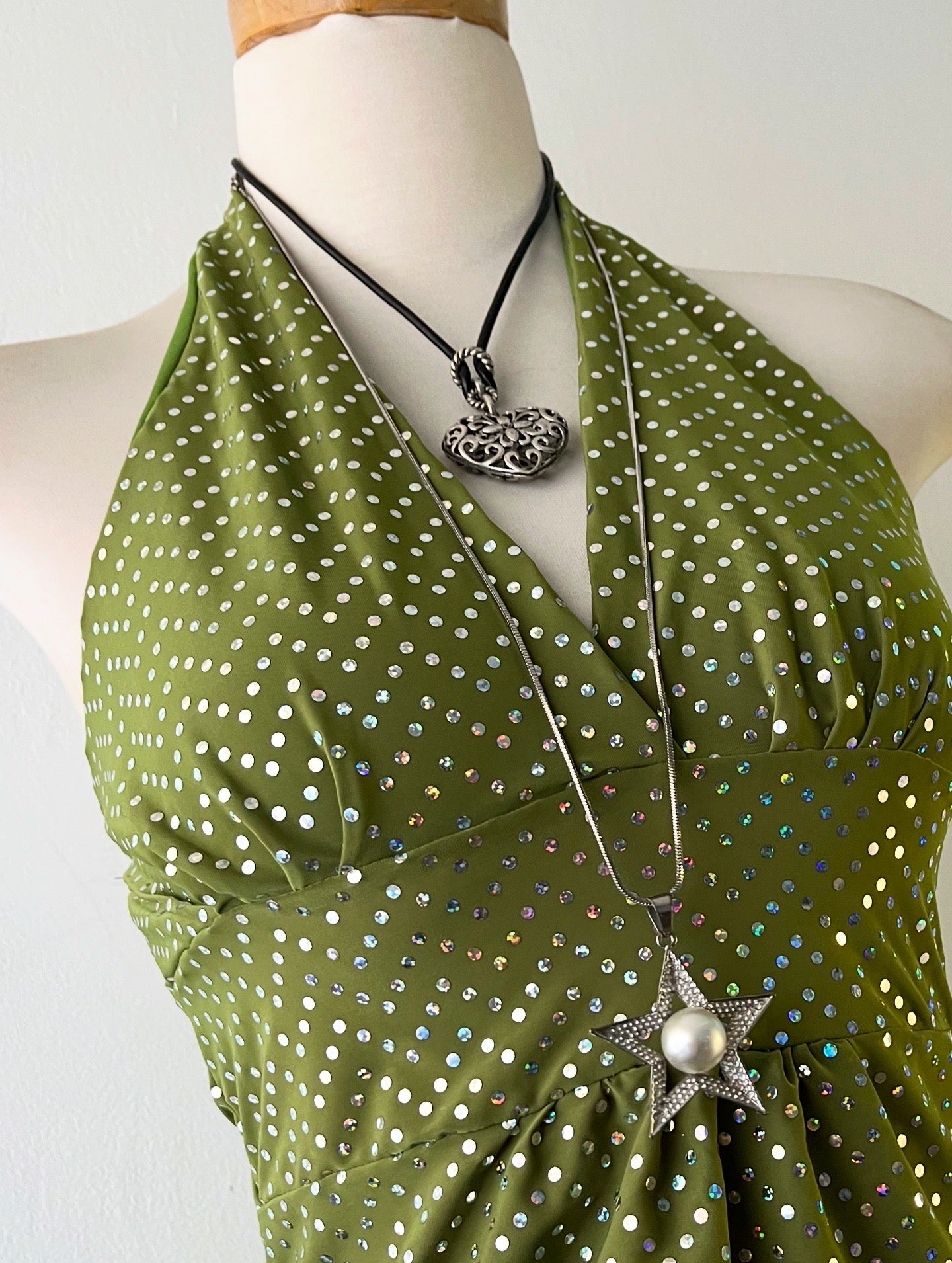 Halter polka dots top