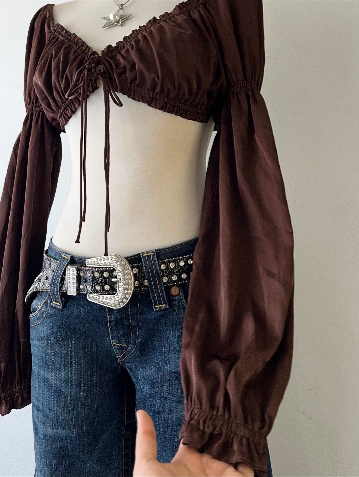 Adorable bohemian chic top