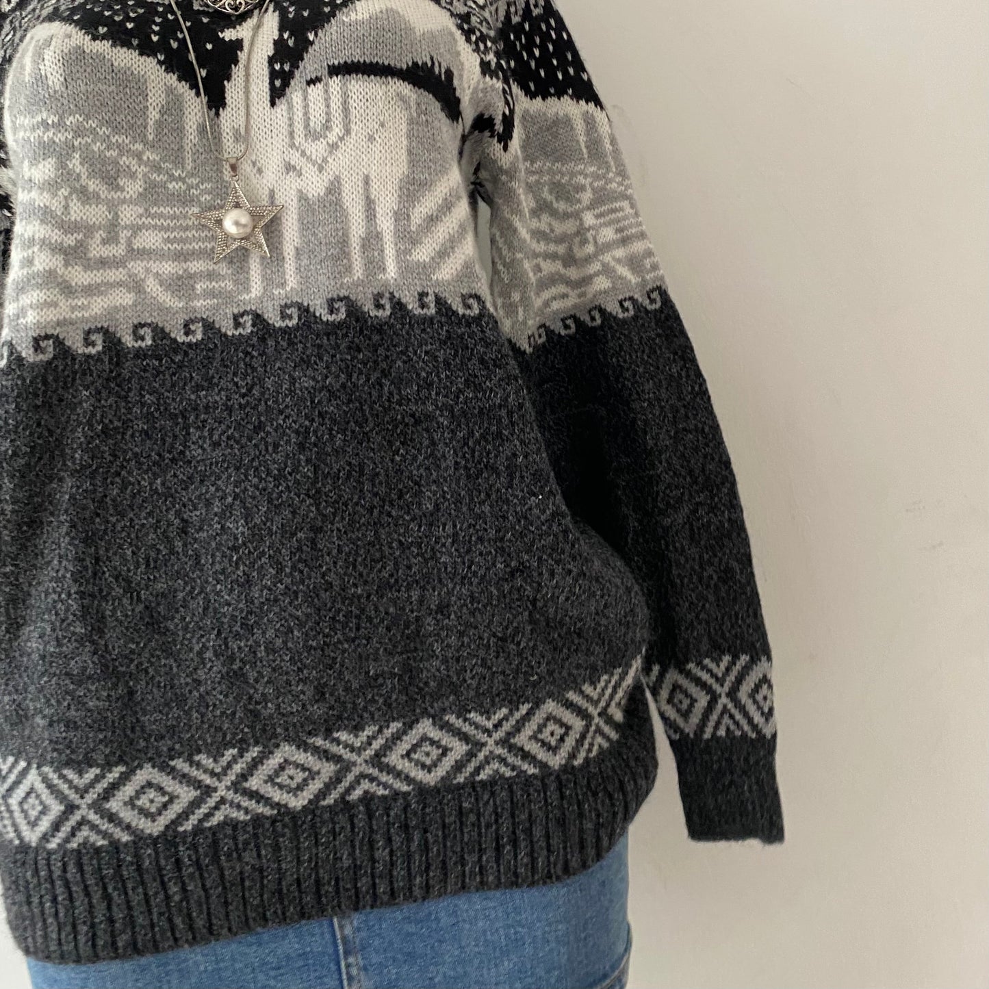 Oversized wool sweater