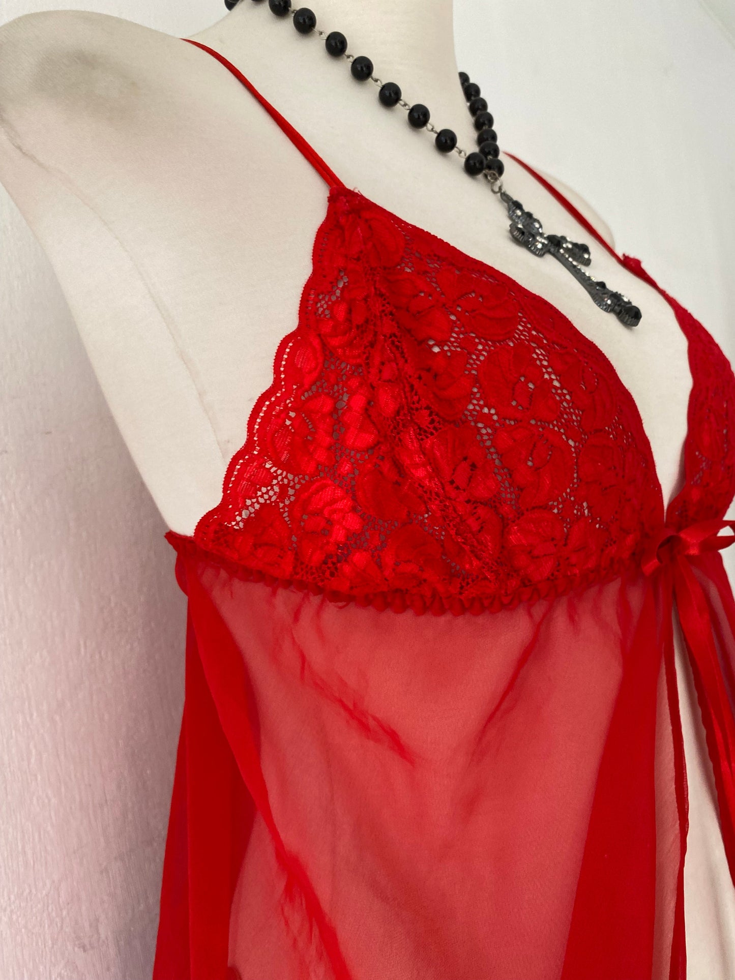 Lingerie red top