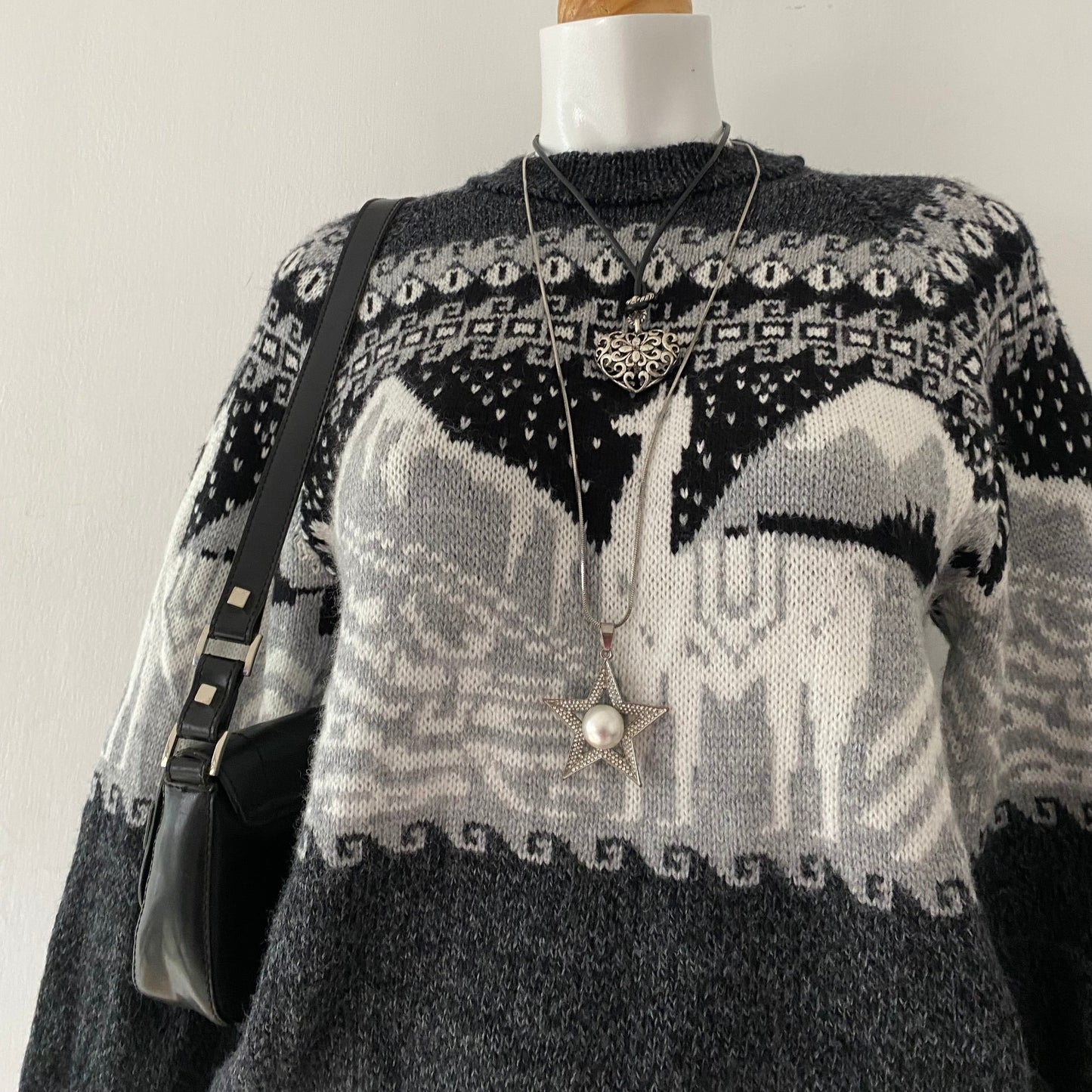 Oversized wool sweater
