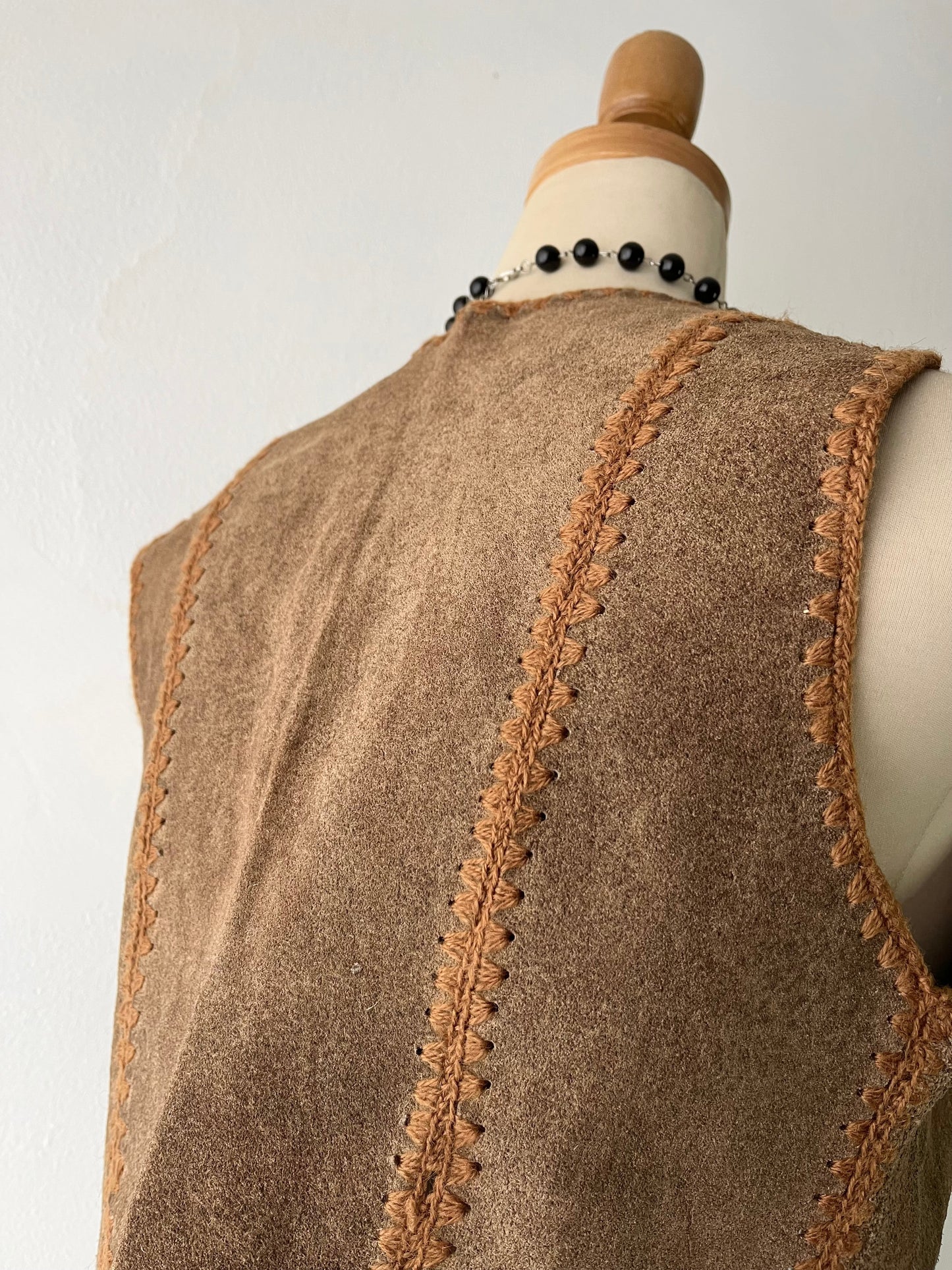 Vintage leather vest