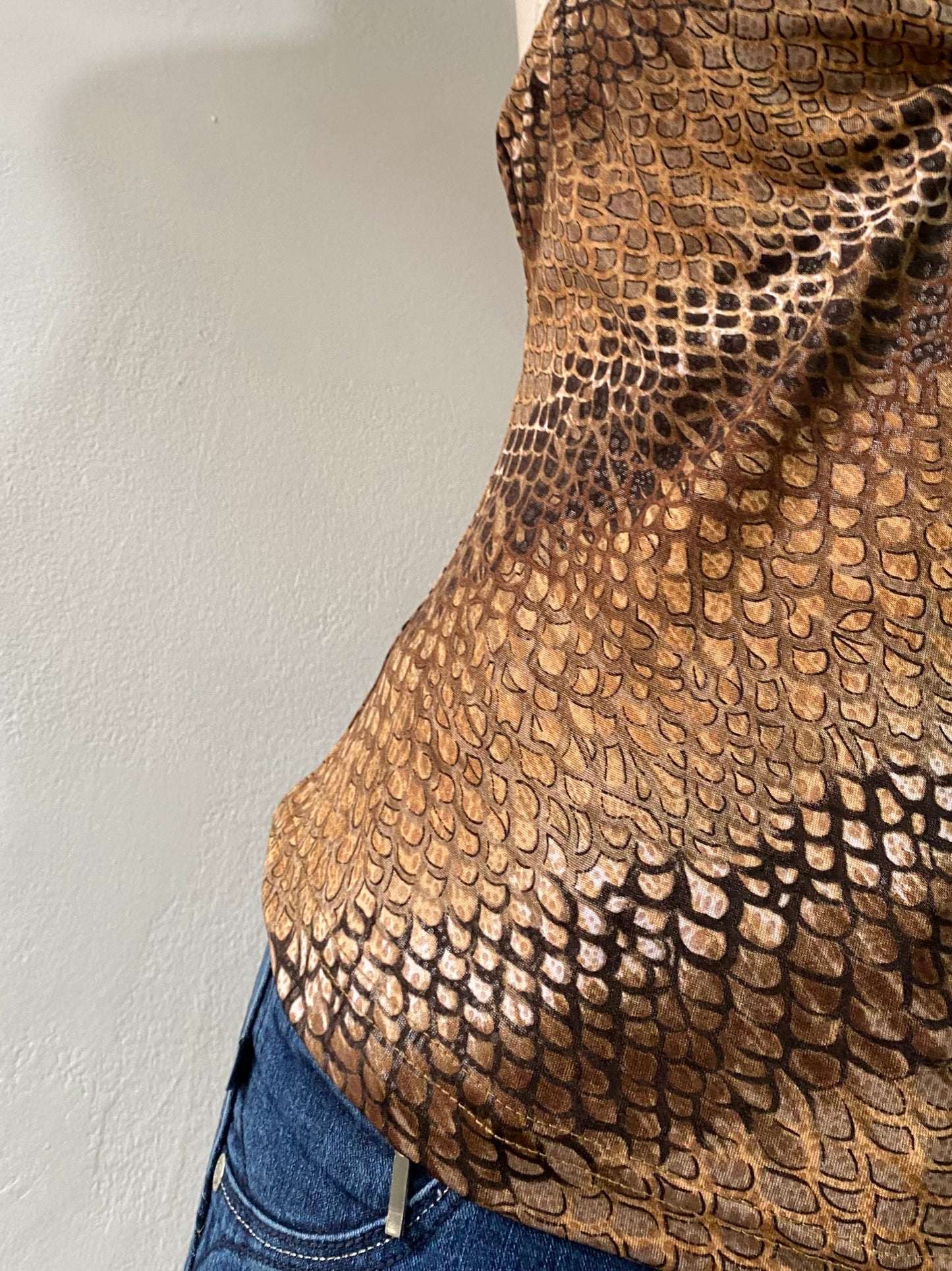 Set (Cardigan + cheetah print top)