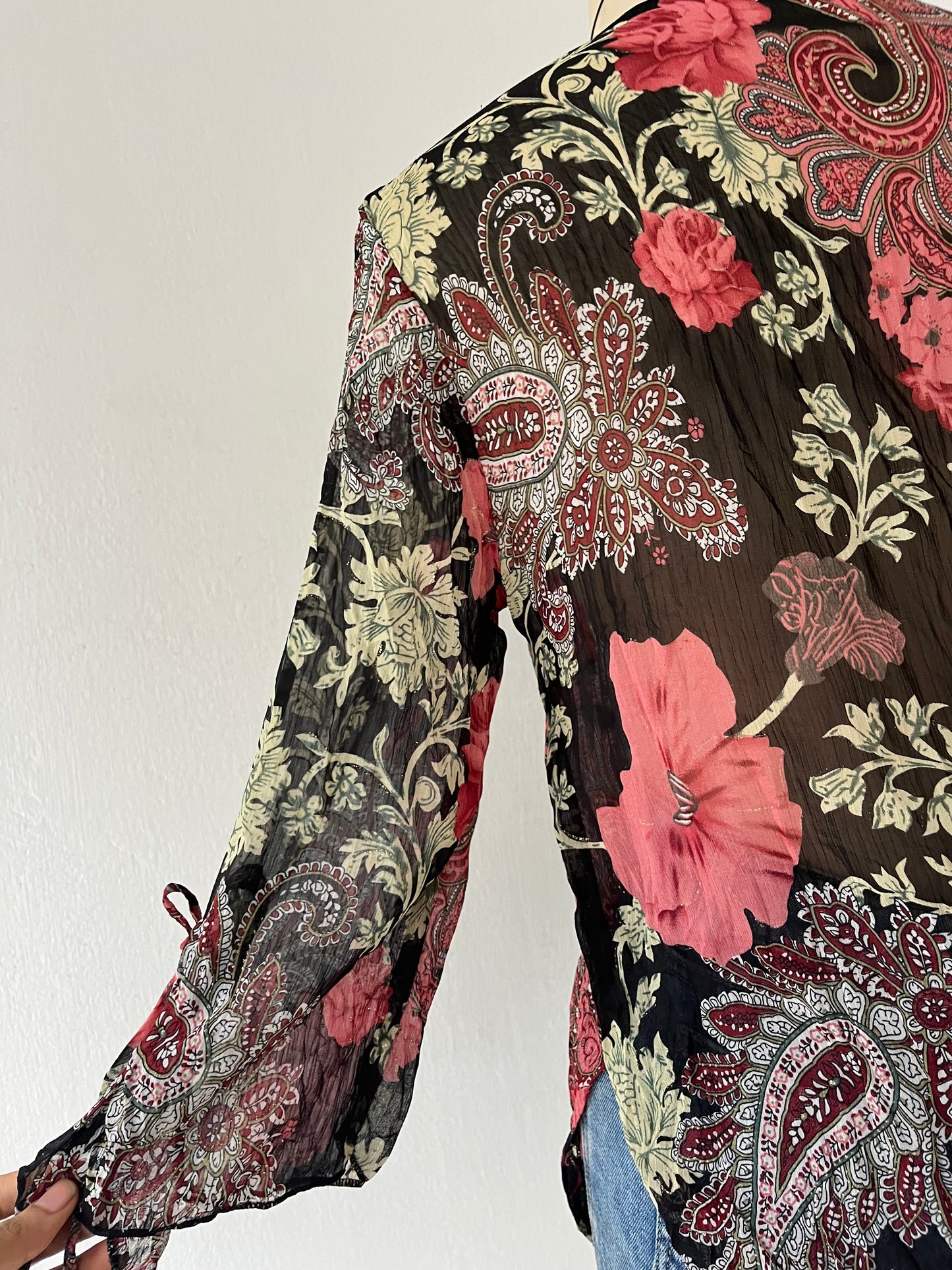 Boho chic blouse