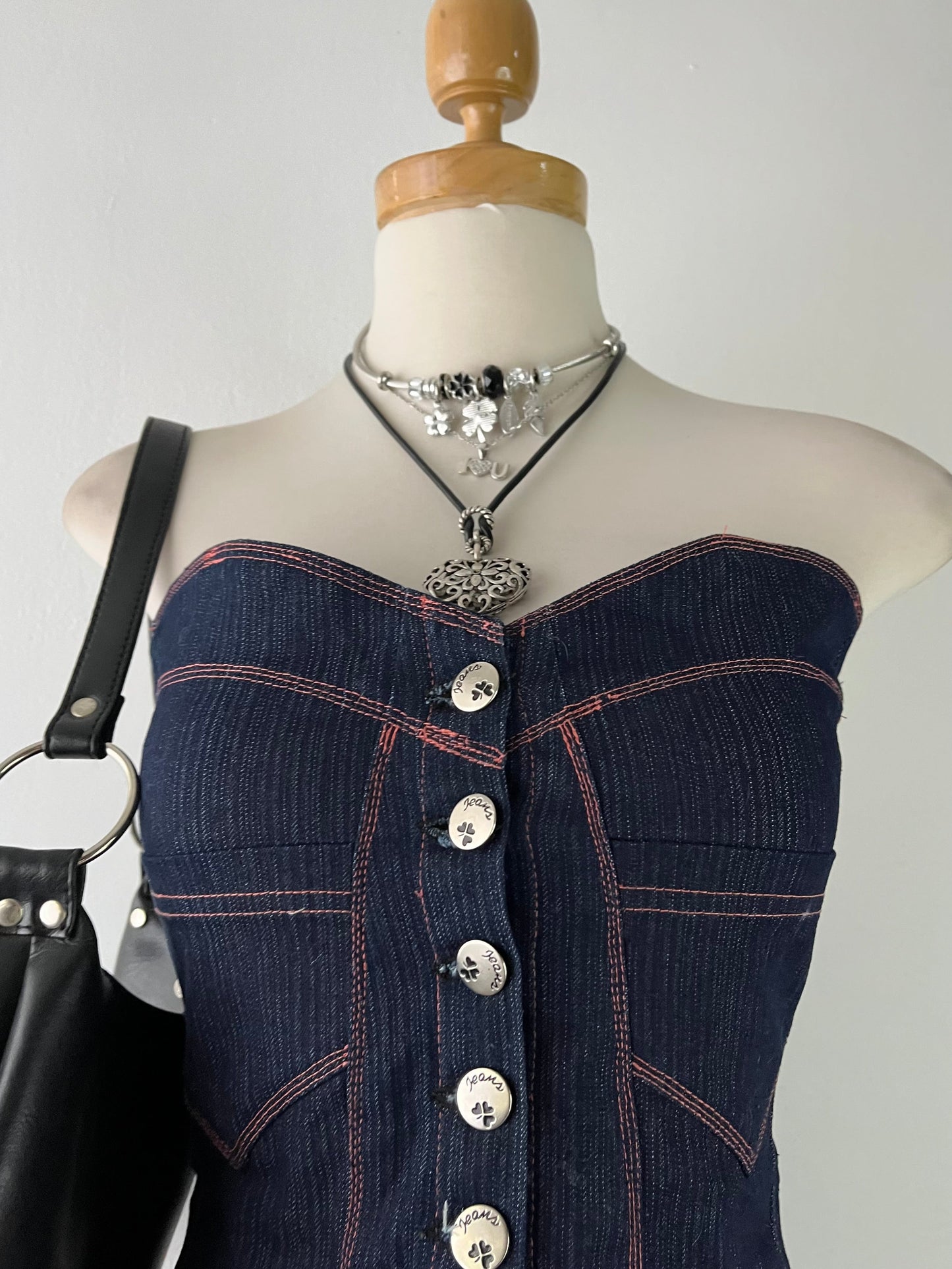Corset top jean