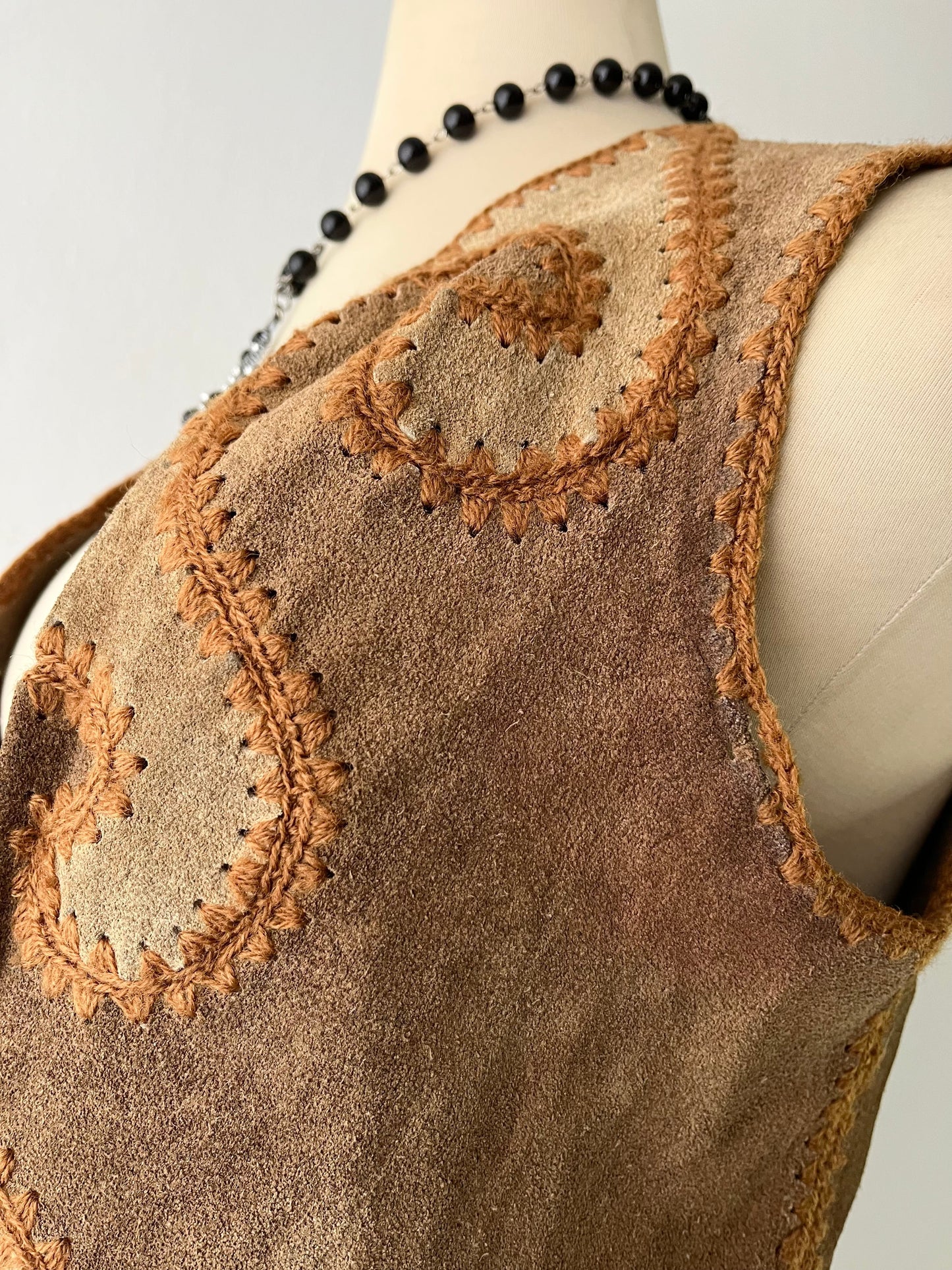Vintage leather vest