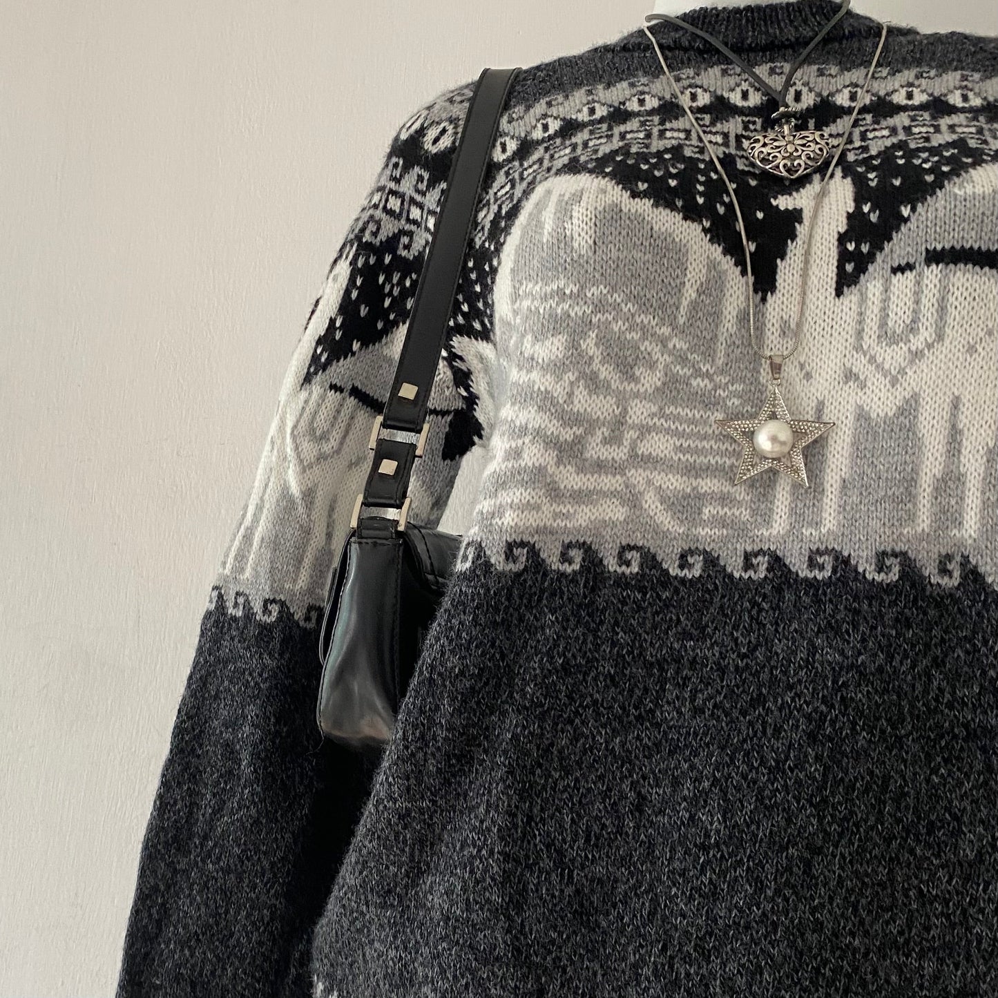 Oversized wool sweater