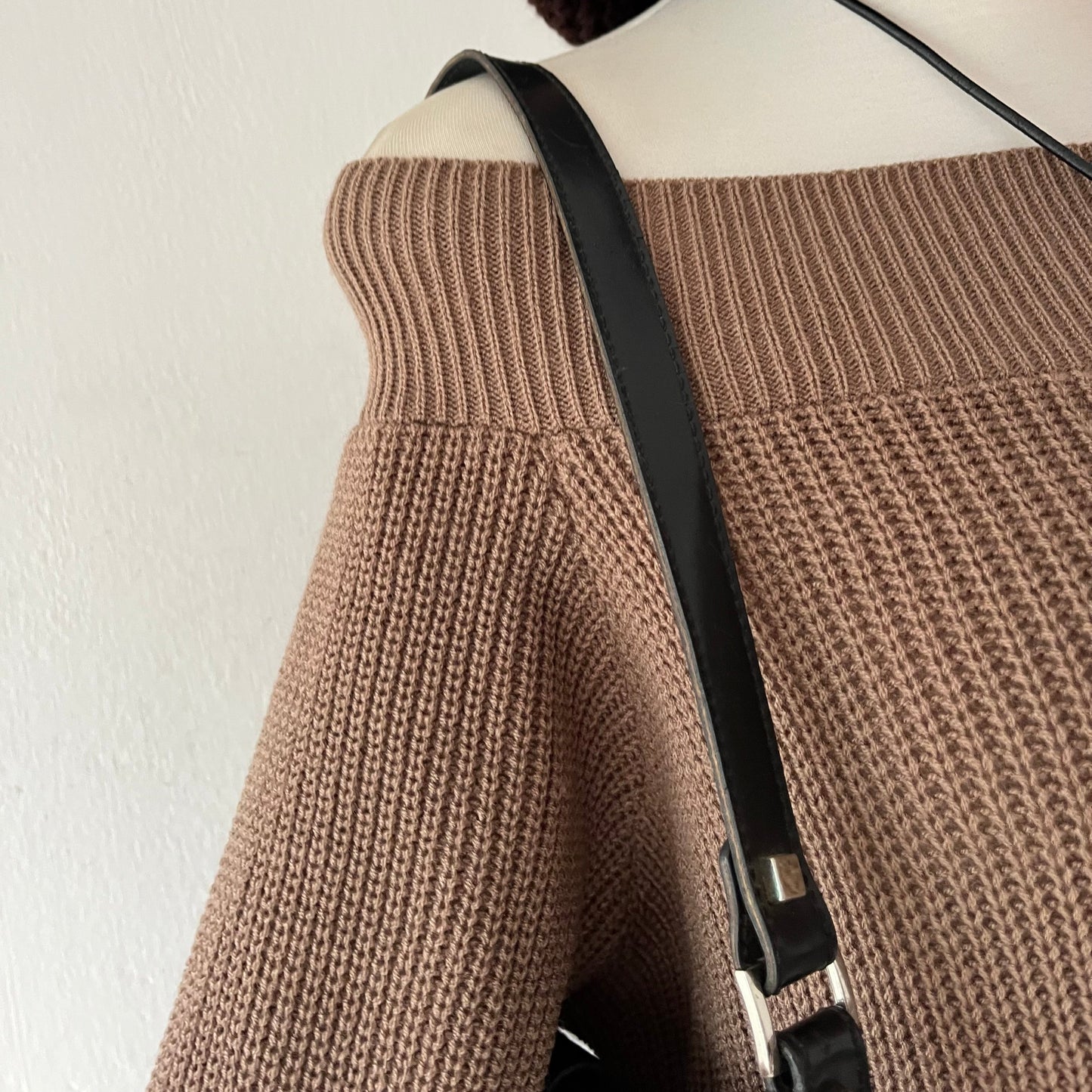 Off-shoulder sweater