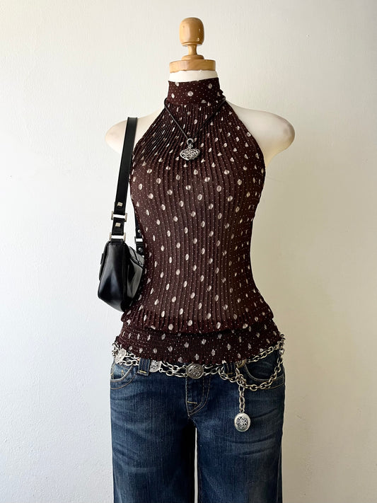 Polka dots top