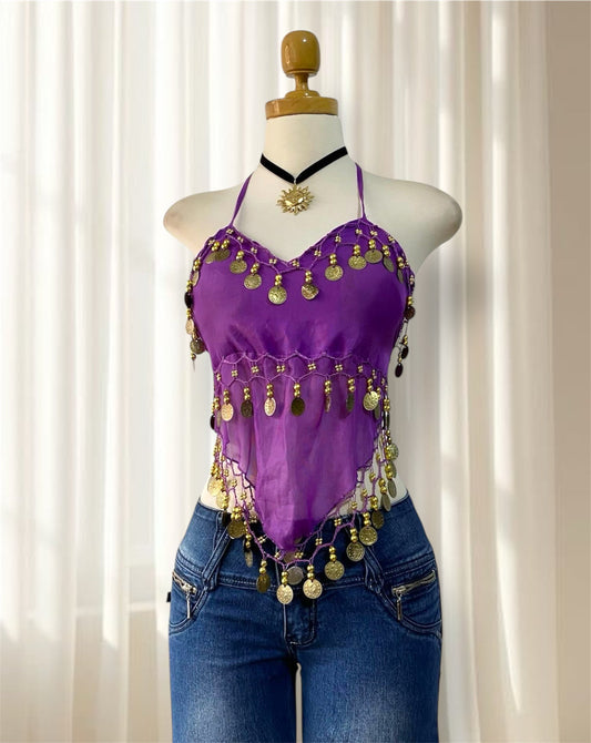 Belly purple top