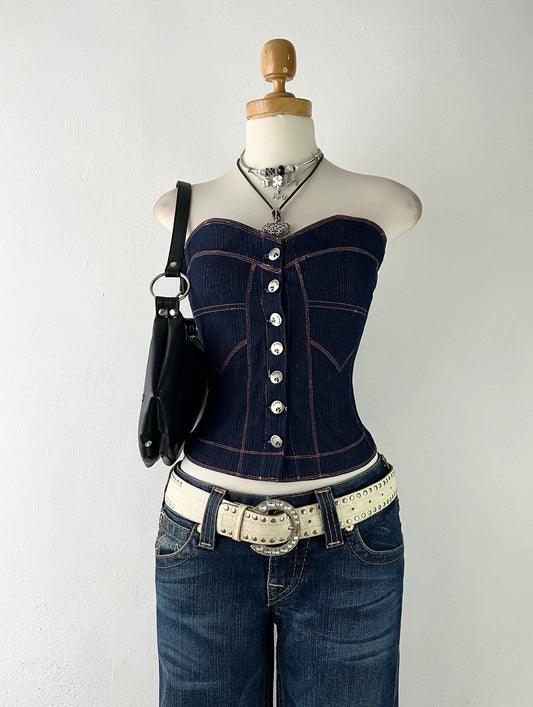 Corset top jean