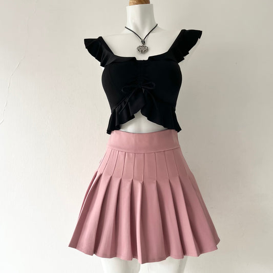 Rosewood pleated skirt