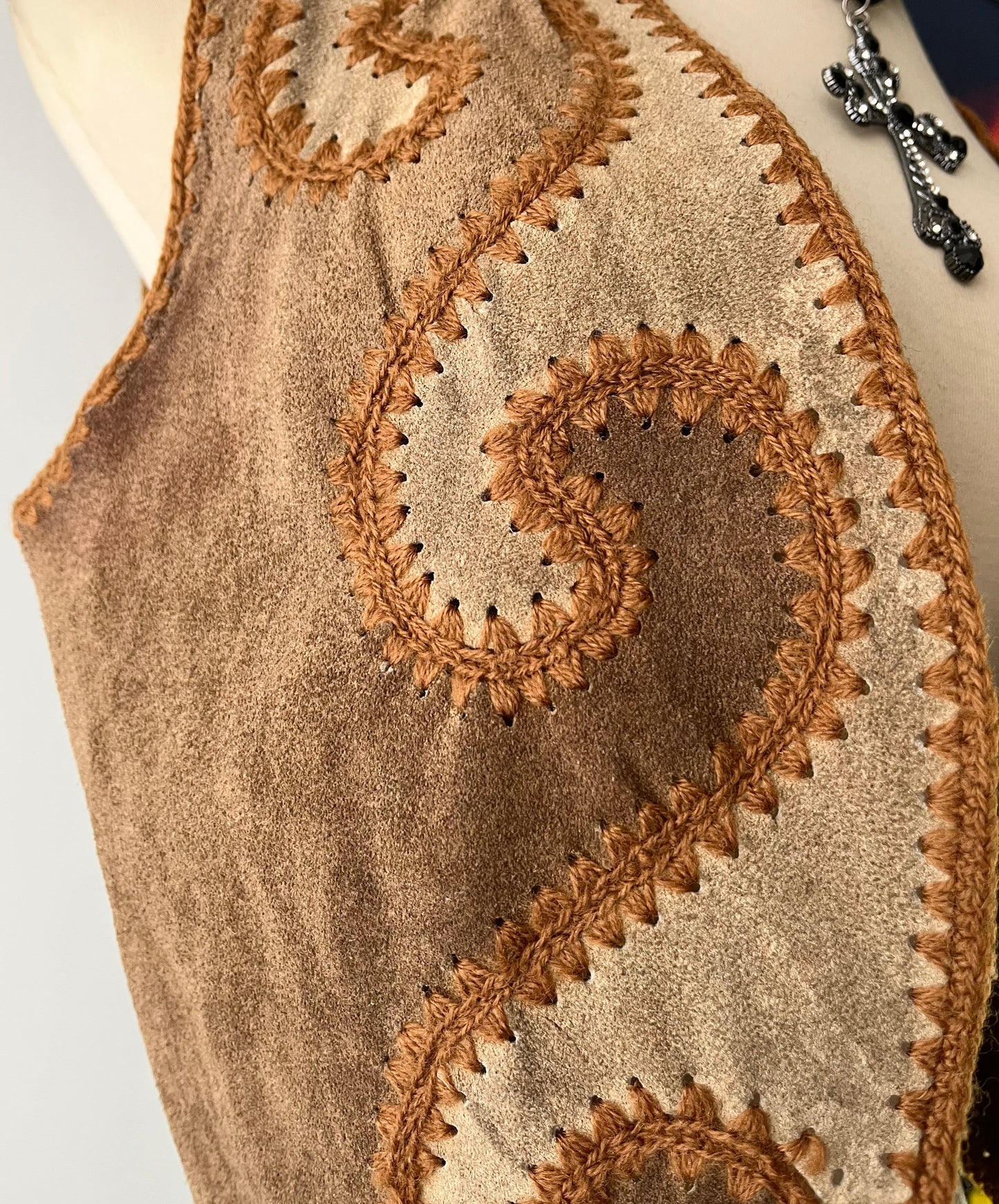 Vintage leather vest