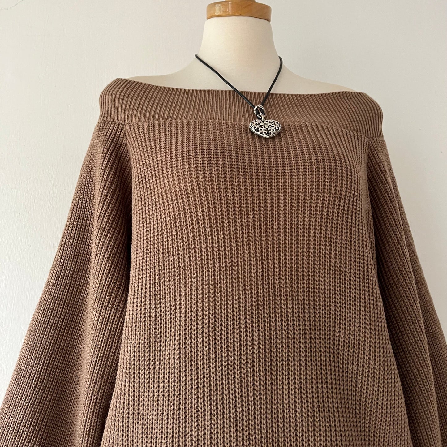 Off-shoulder sweater