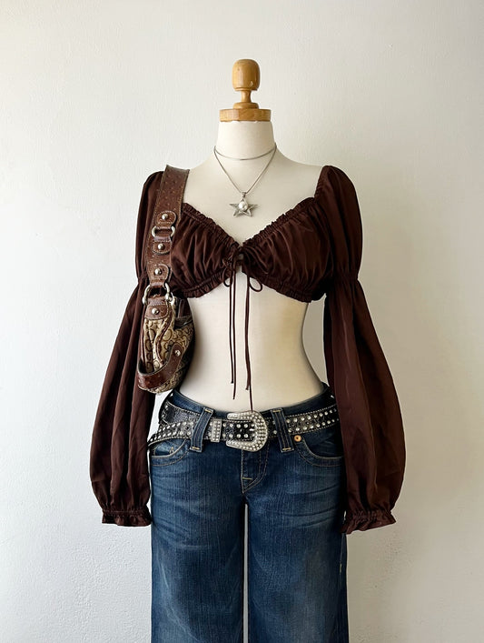 Adorable bohemian chic top