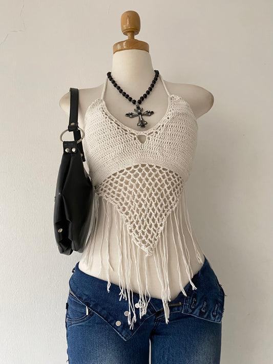 Boho knitted top