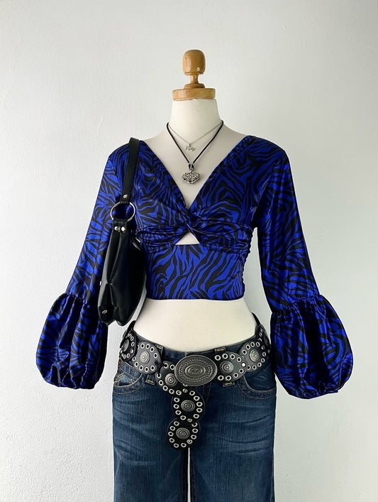 Animal print top